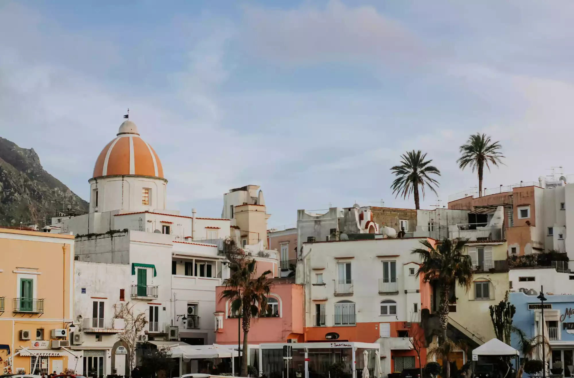 Vista del centro di Forio d'Ischia