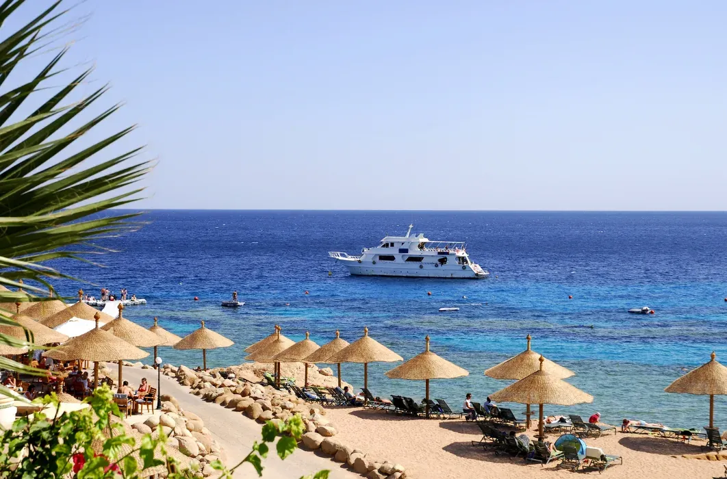 Panorama di Naama Bay a Sharm el Sheikh