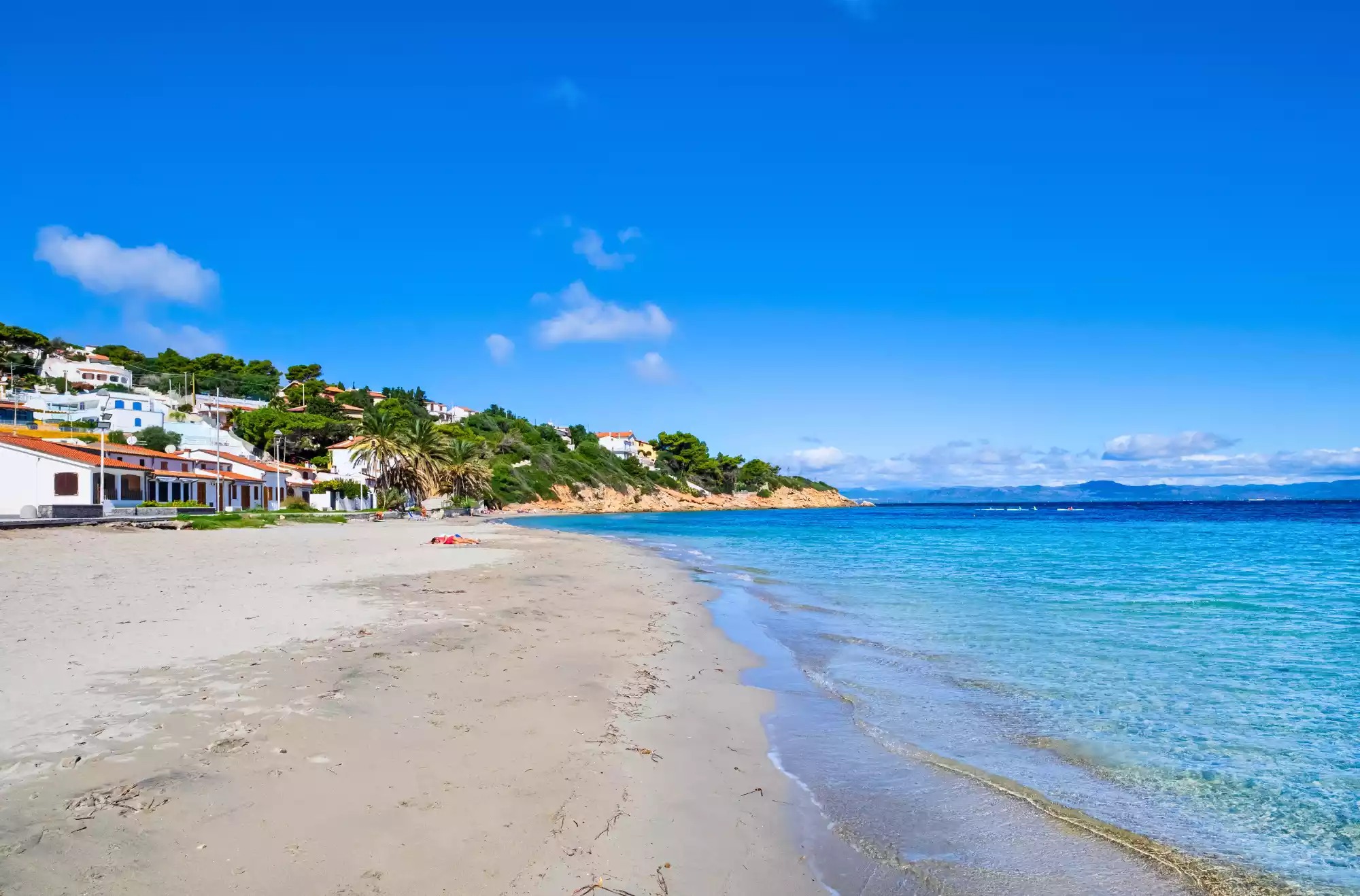 Spiaggia di Maladroxia a Sant’Antioco nel Sud-Ovest della Sardegna