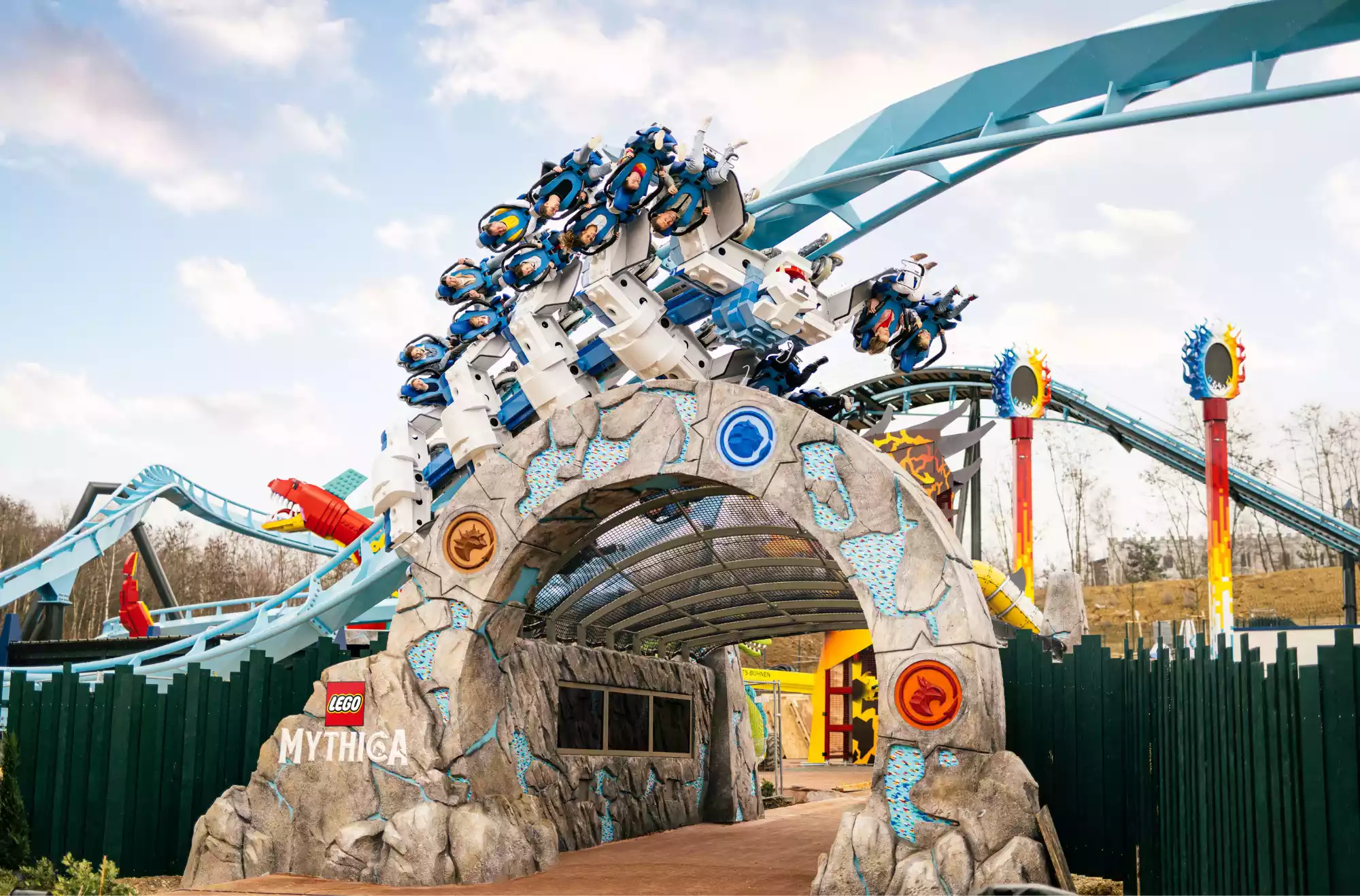 Attrazione volante Maximus a LEGO Mythica, LEGOLAND Germania