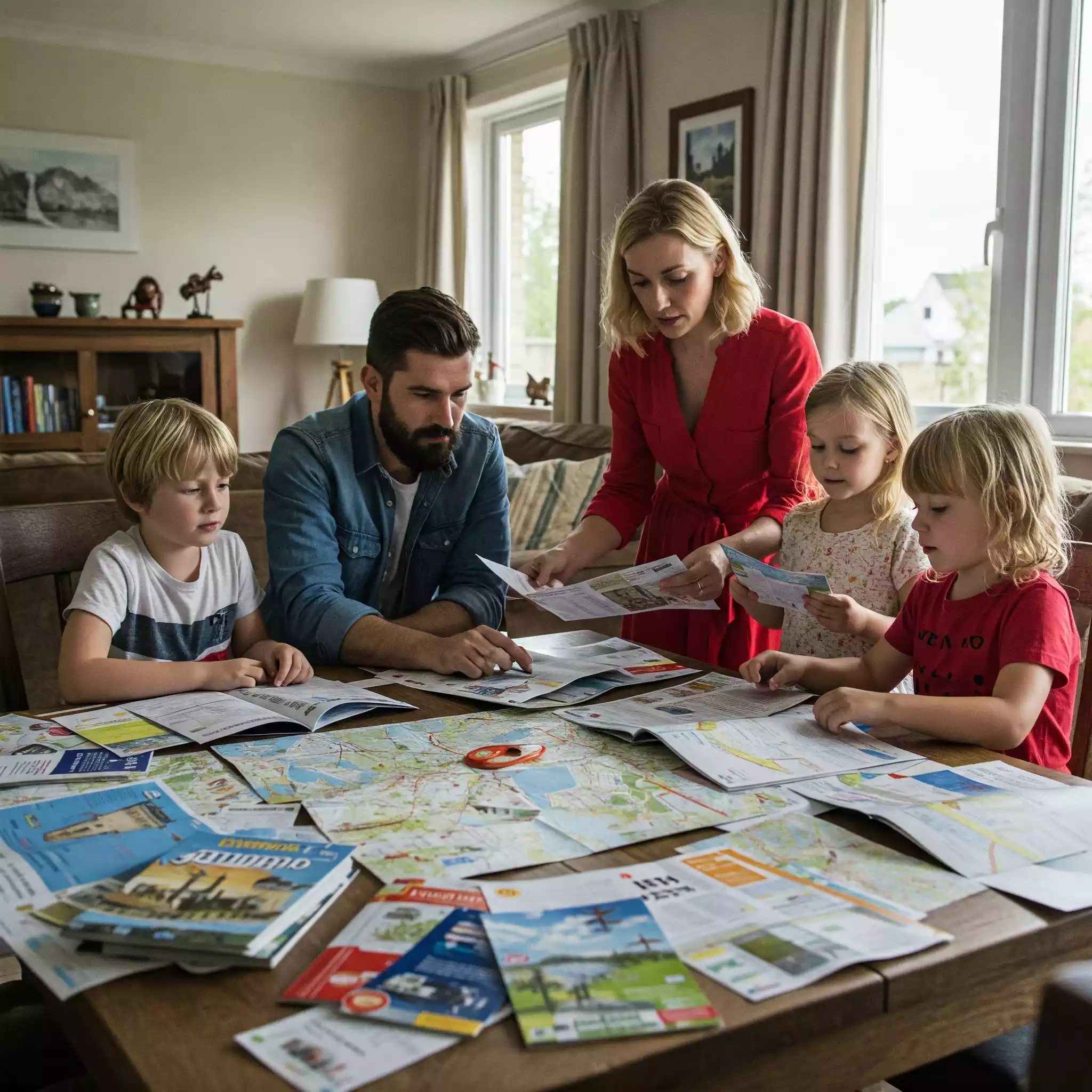 famiglia che non riesce ad organizzarsi per il ponte del 2 giugno