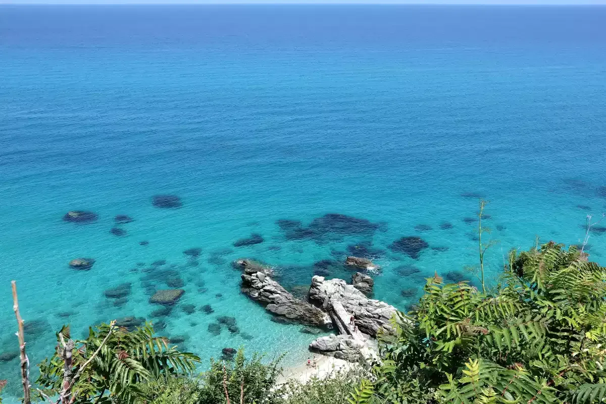 vista aerea Spiaggia di Michelino