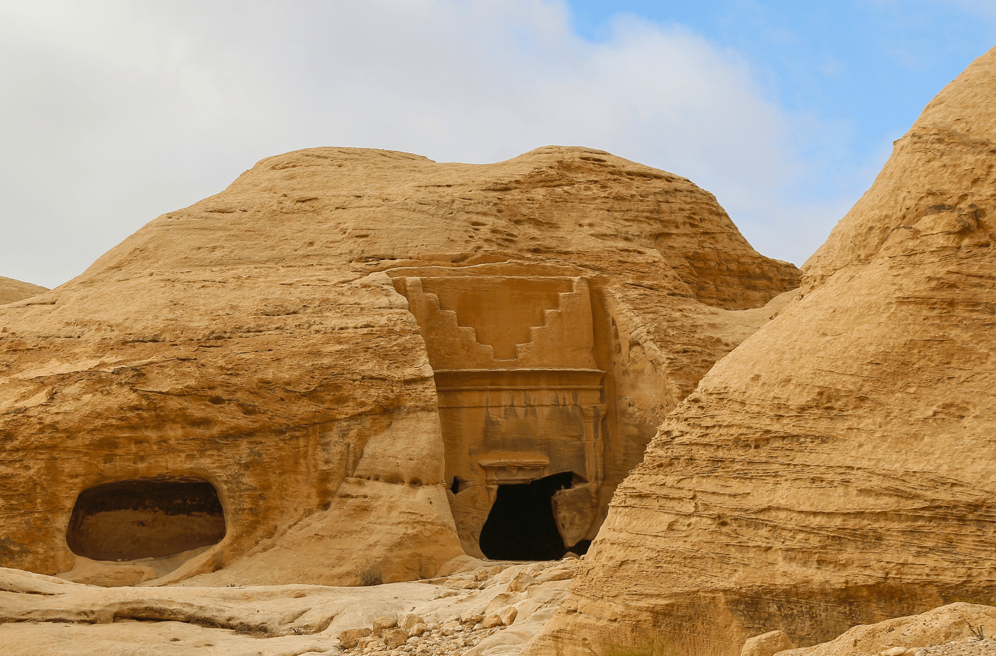 La tomba incompleta a Petra