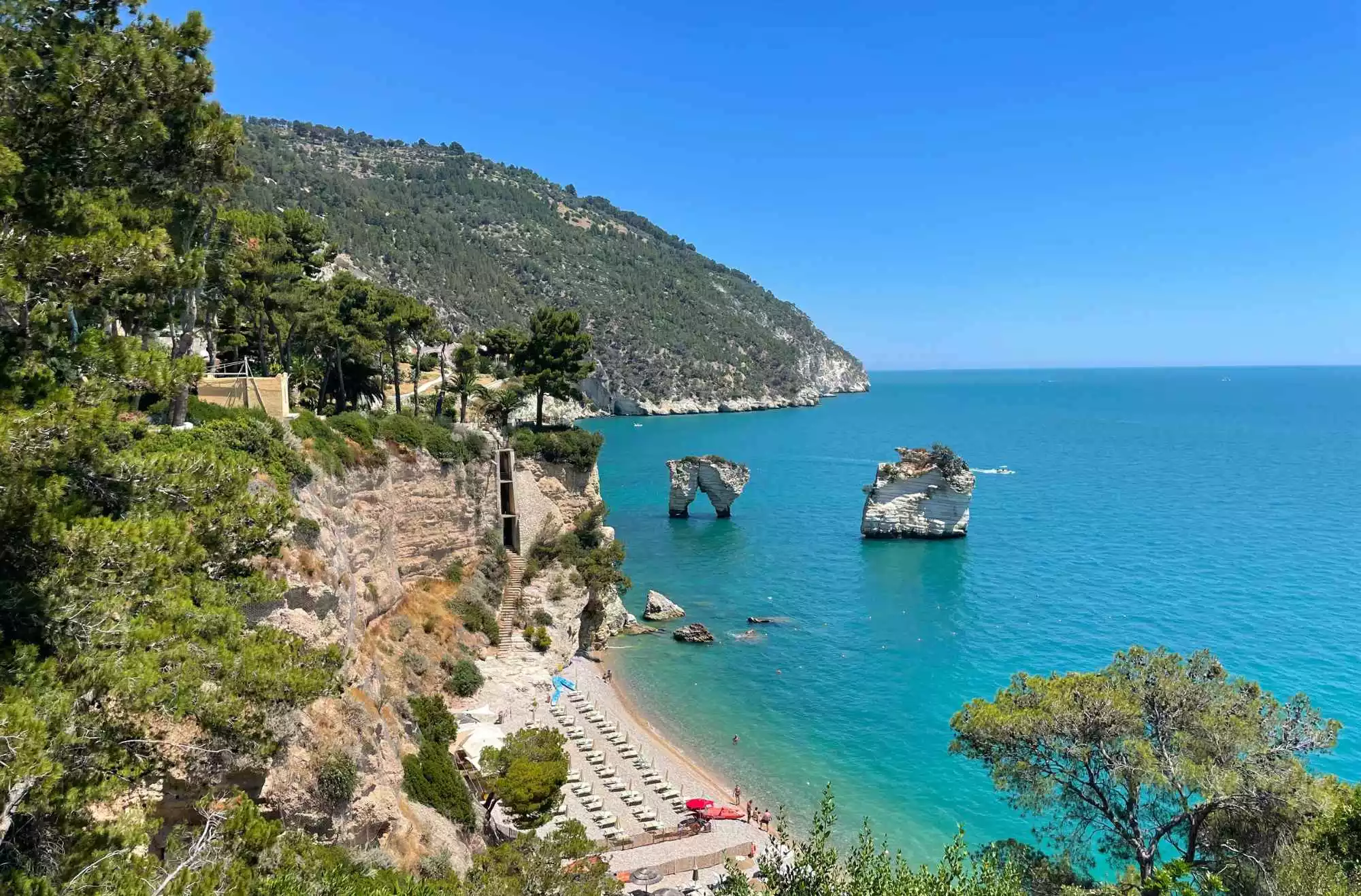 Spiaggia delle Zagare a Mattinata