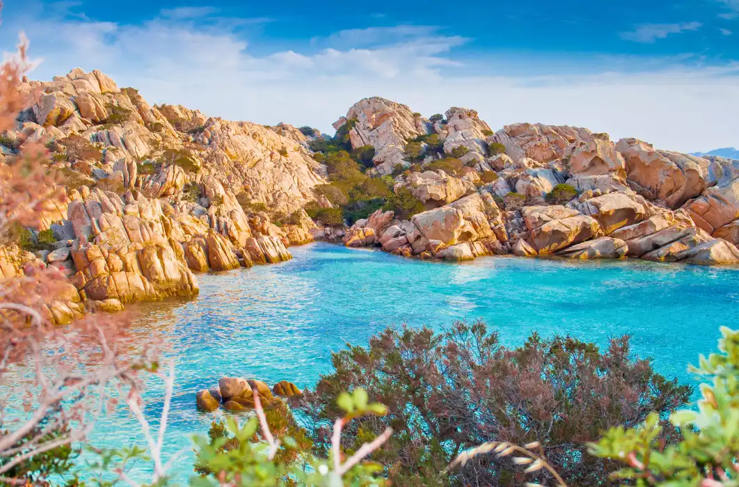 Cala Coticcio a Caprera nell'Arcipelago della Maddalena
