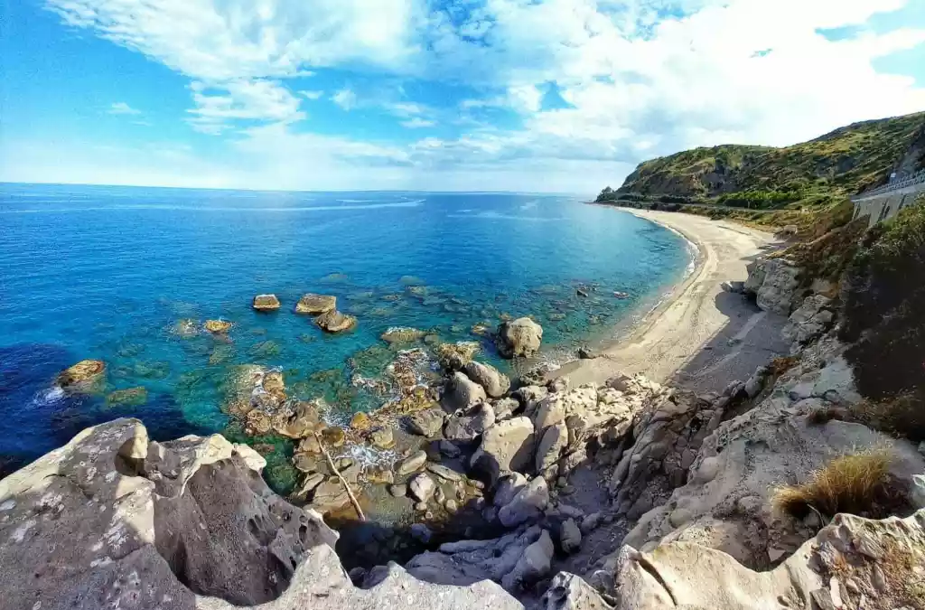 spiaggia di Capo Bruzzano a Bianco in provincia di Reggio Calabria