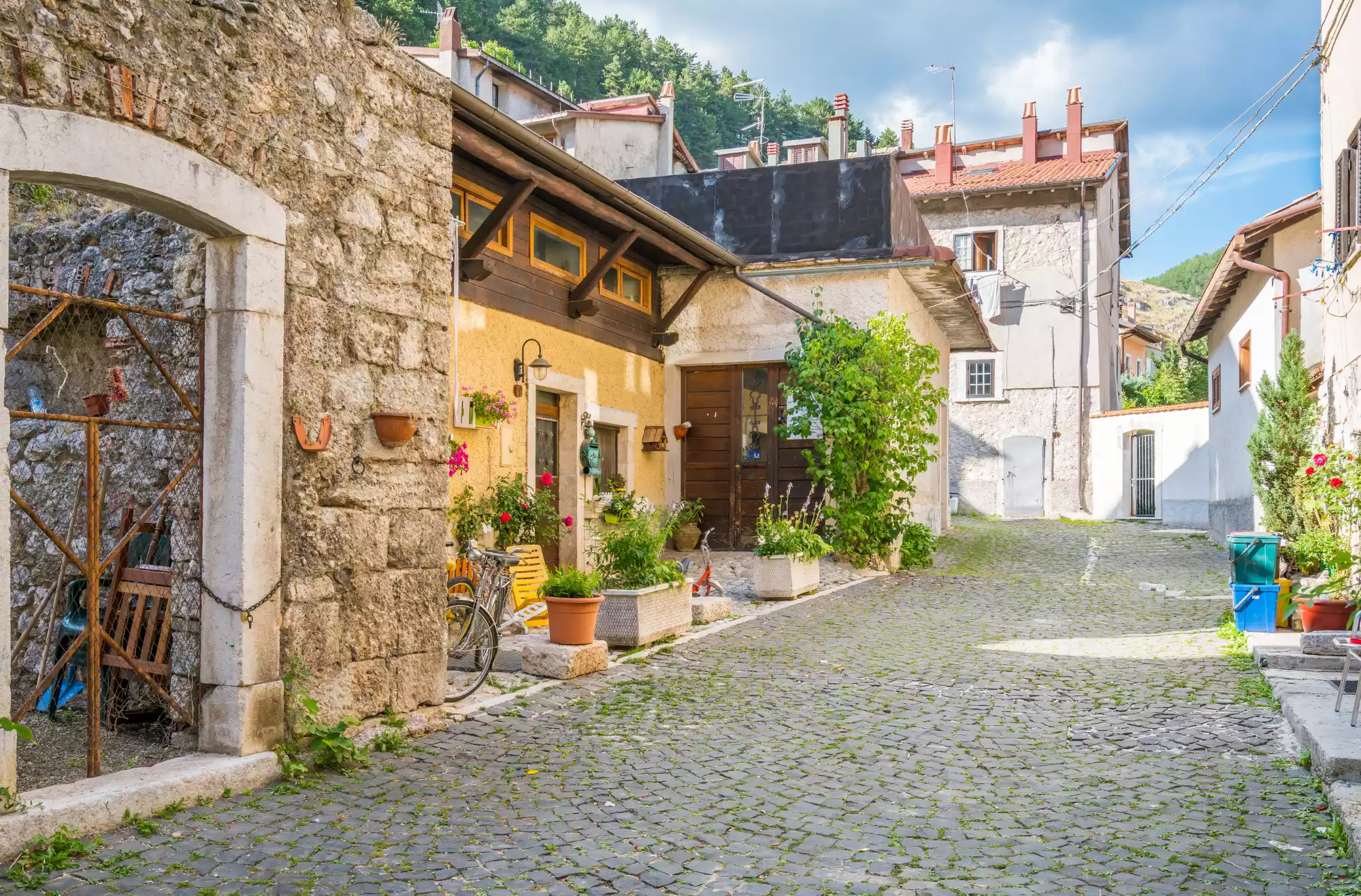 Immagine dettaglio borgo di Pescasseroli in Abruzzo