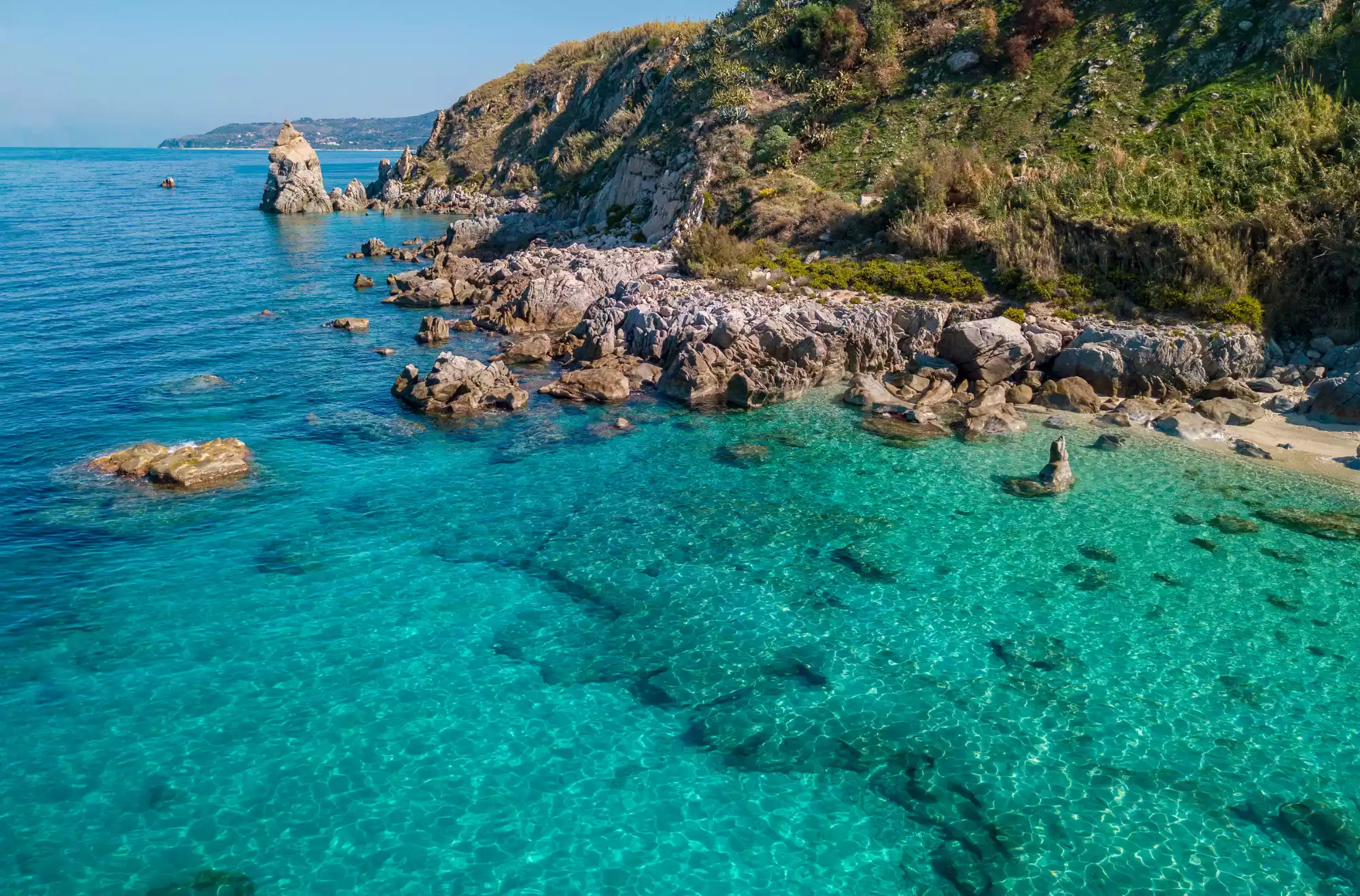 Spiaggia della Contura a Tropea