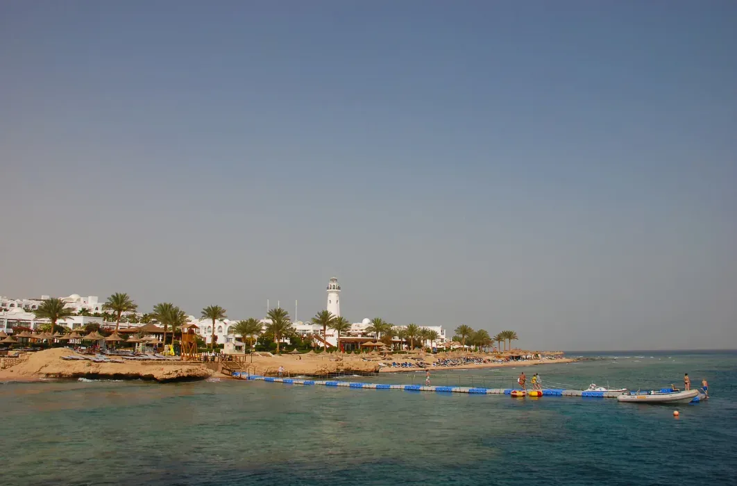 Mare e barriera corallina nella zona di Ras Nasrani a Sharm el Sheikh
