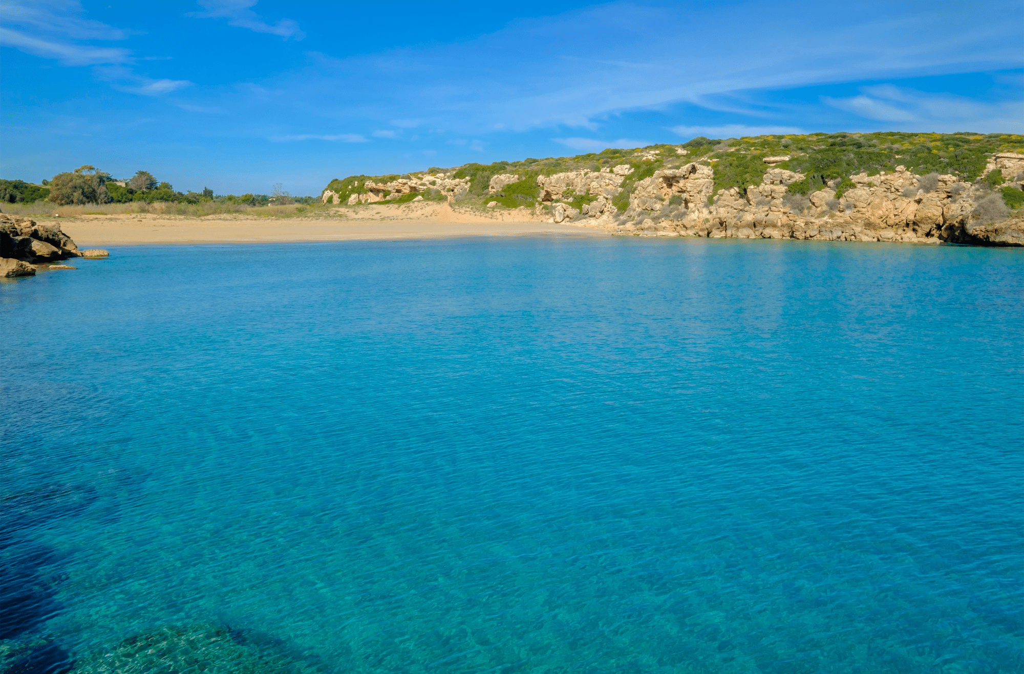 spiaggia calamosche - riserva vendicari - Sicilia - Italia