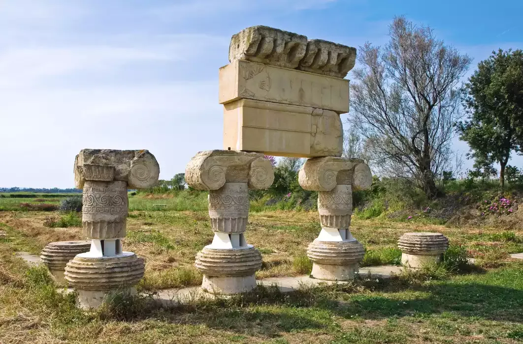 Metaponto sulla costa ionica della Basilicata