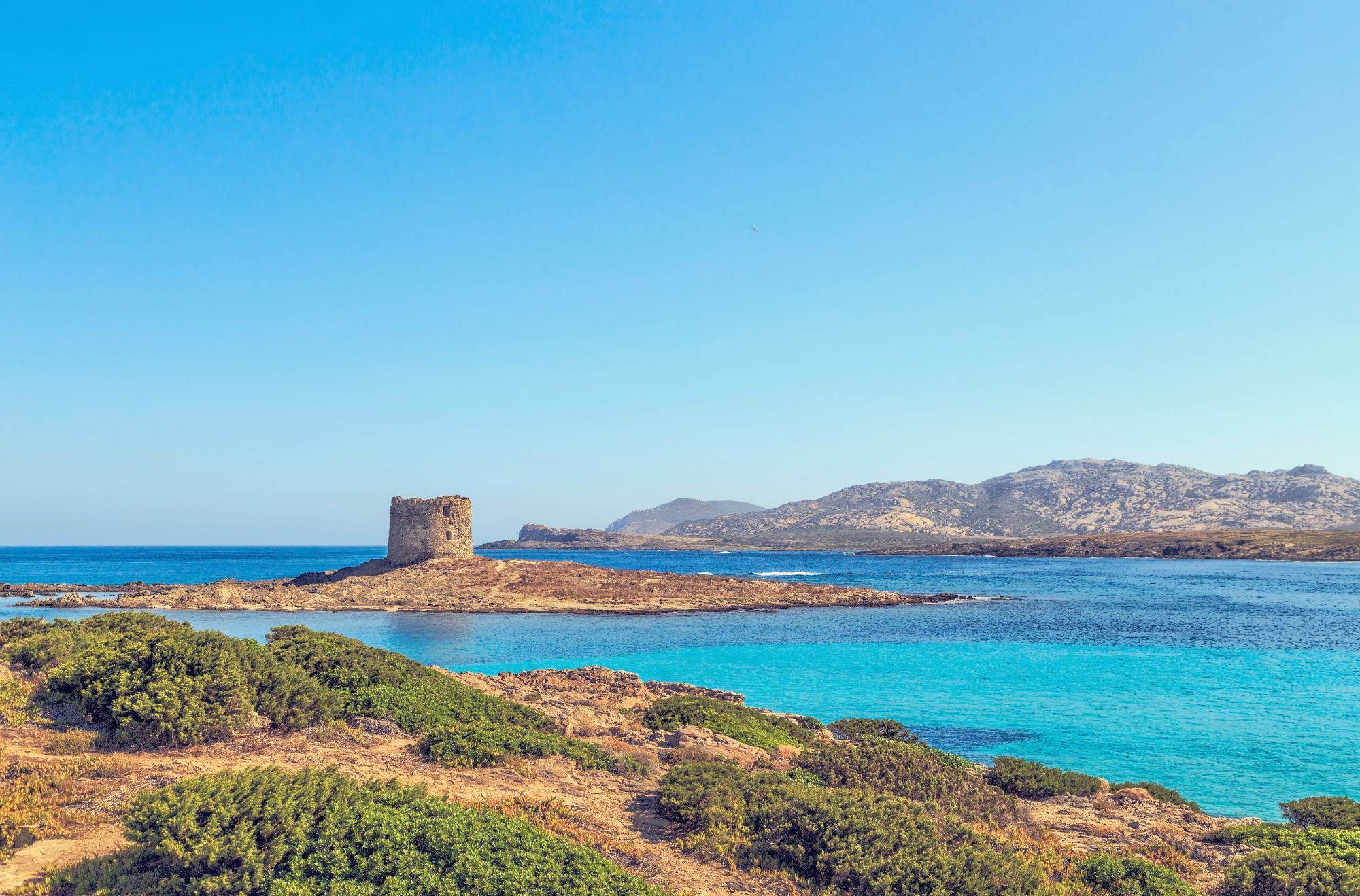 Spiaggia La Pelosa in Sardegna