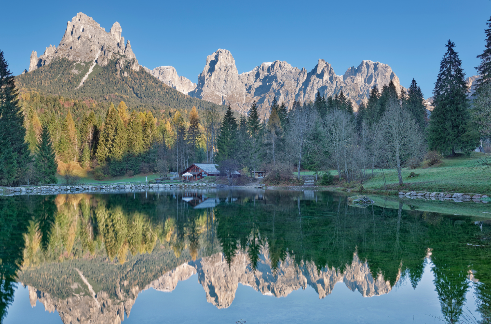 Lago di Welsperg Val Canali Trentino