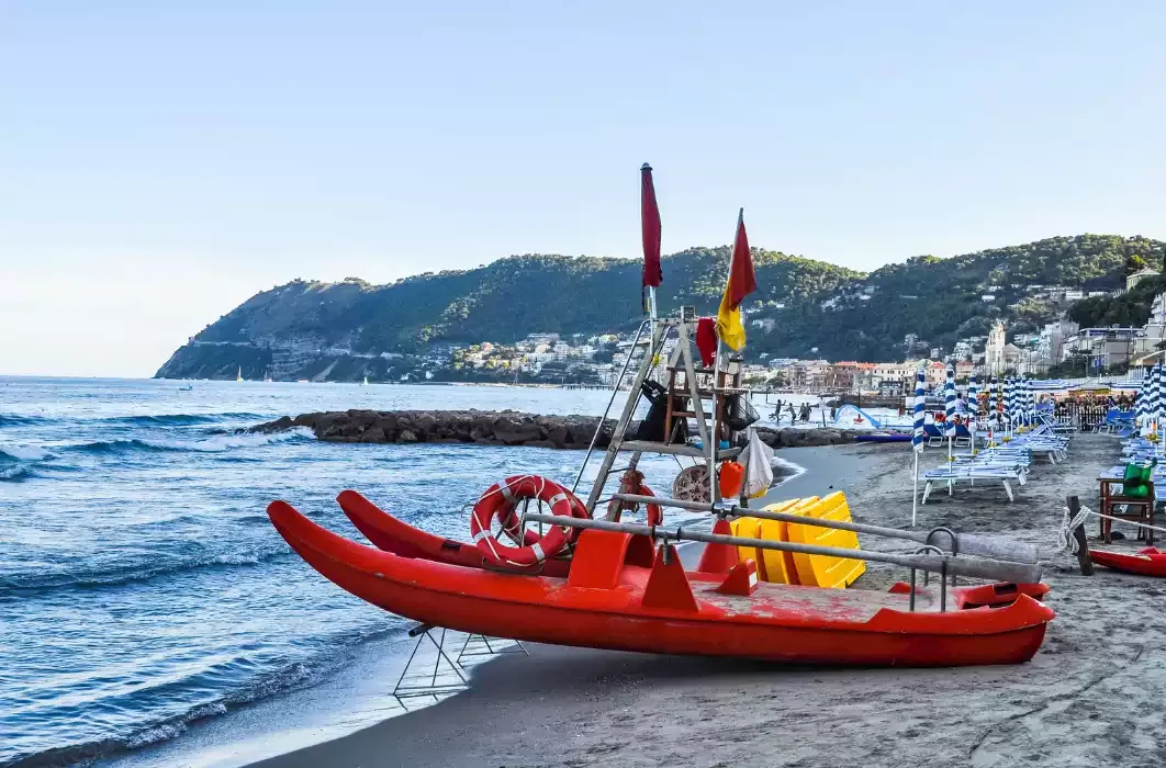 Spiaggia di Loano in Liguria Bandiera blu 2026