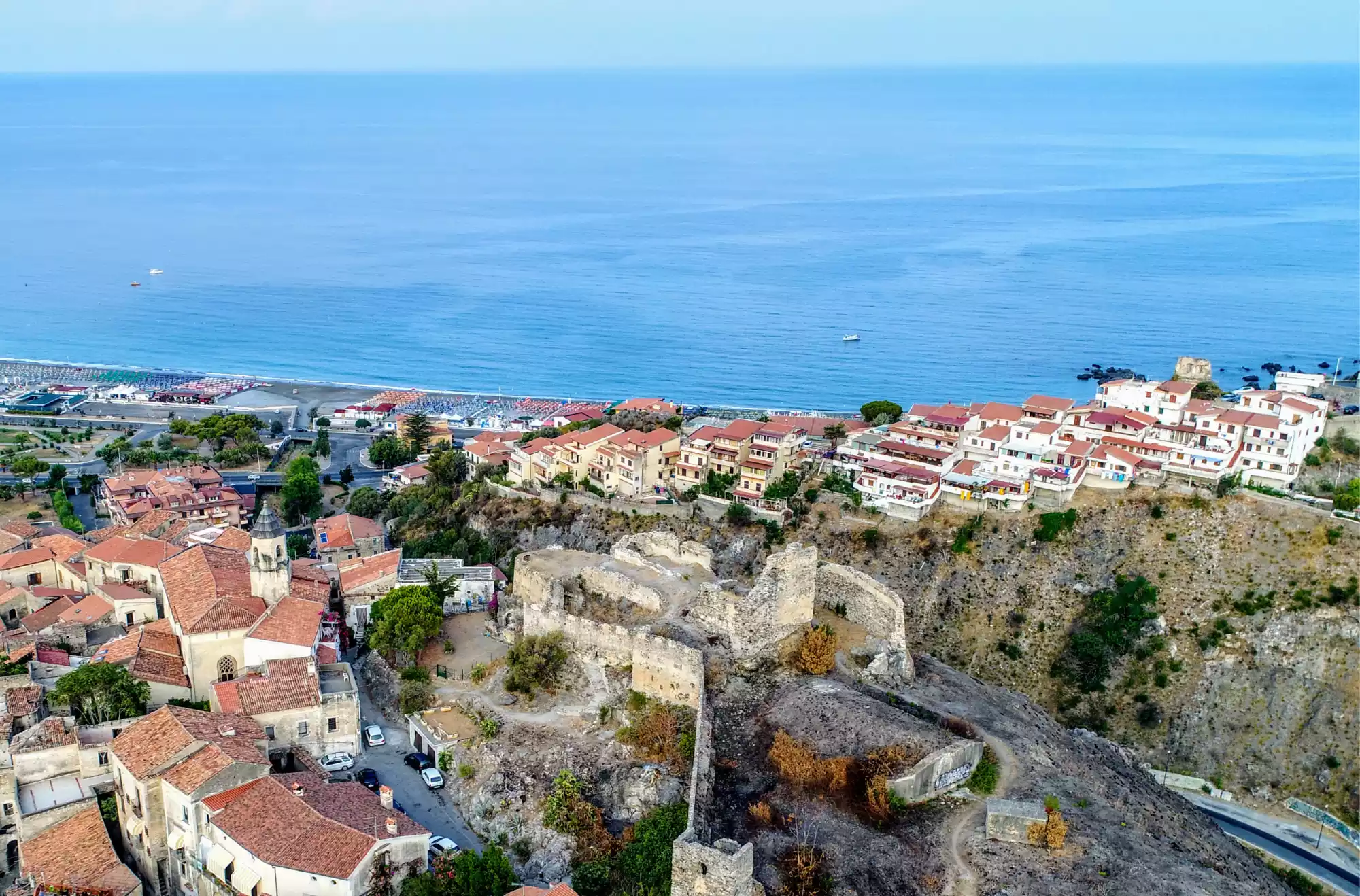 Scalea in Calabria vista dall'alto