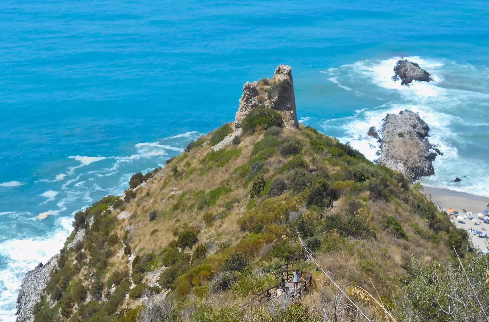 Sentiero degli innamorati a Marina di Ascea in Cilento