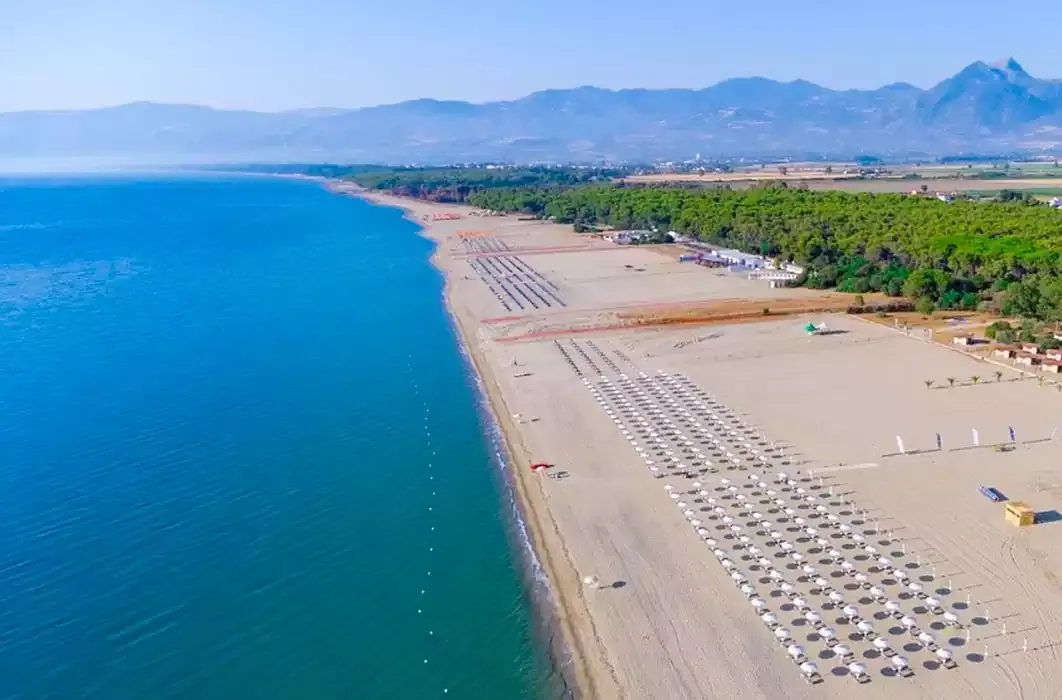 Marina di Sibari sulla costa ionica calabrese
