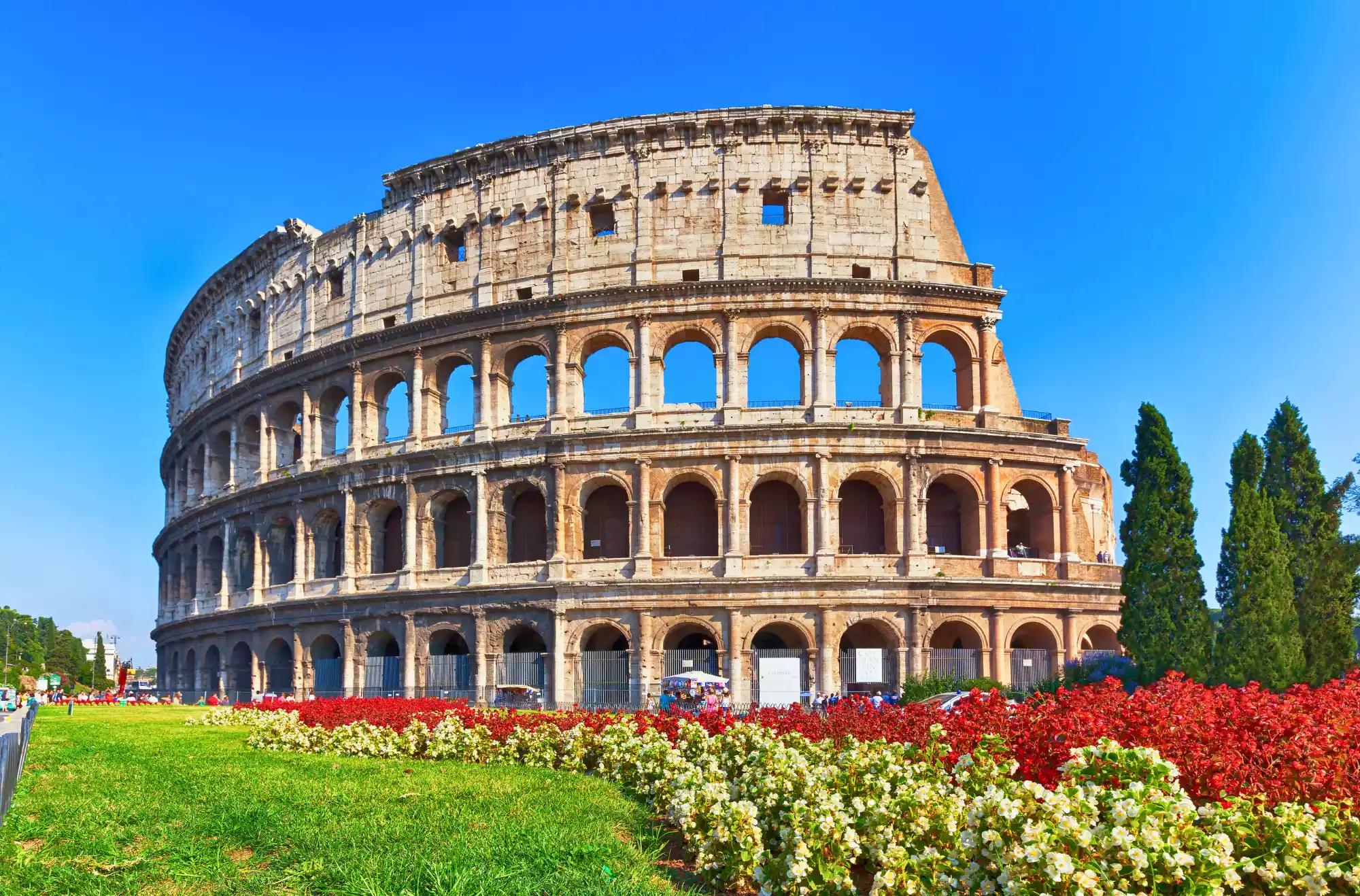 Il Colosseo di Roma, vista esterna dell’anfiteatro romano