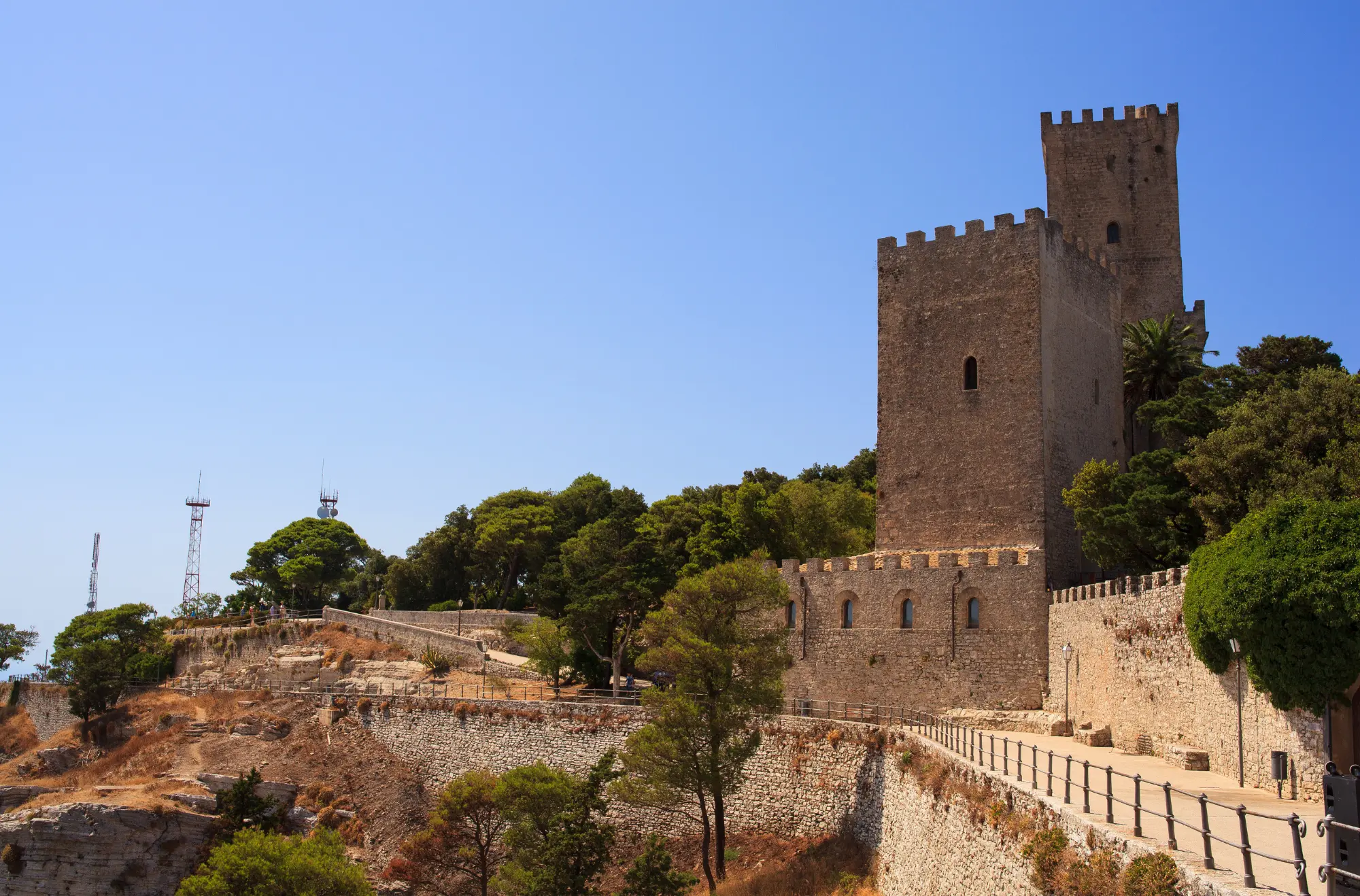 Le torri del Balio del castello di Erice