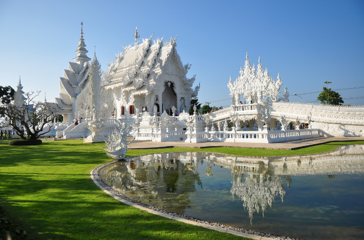 Wat Rong Khun templi thailandia