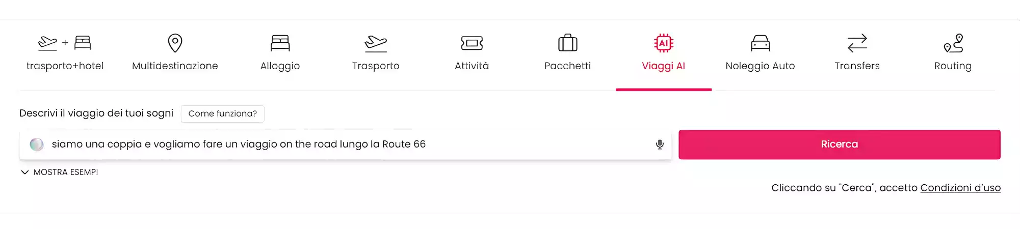 Pannello di personalizzazione di un viaggio su misura GB World con opzioni per voli, hotel e servizi inclusi